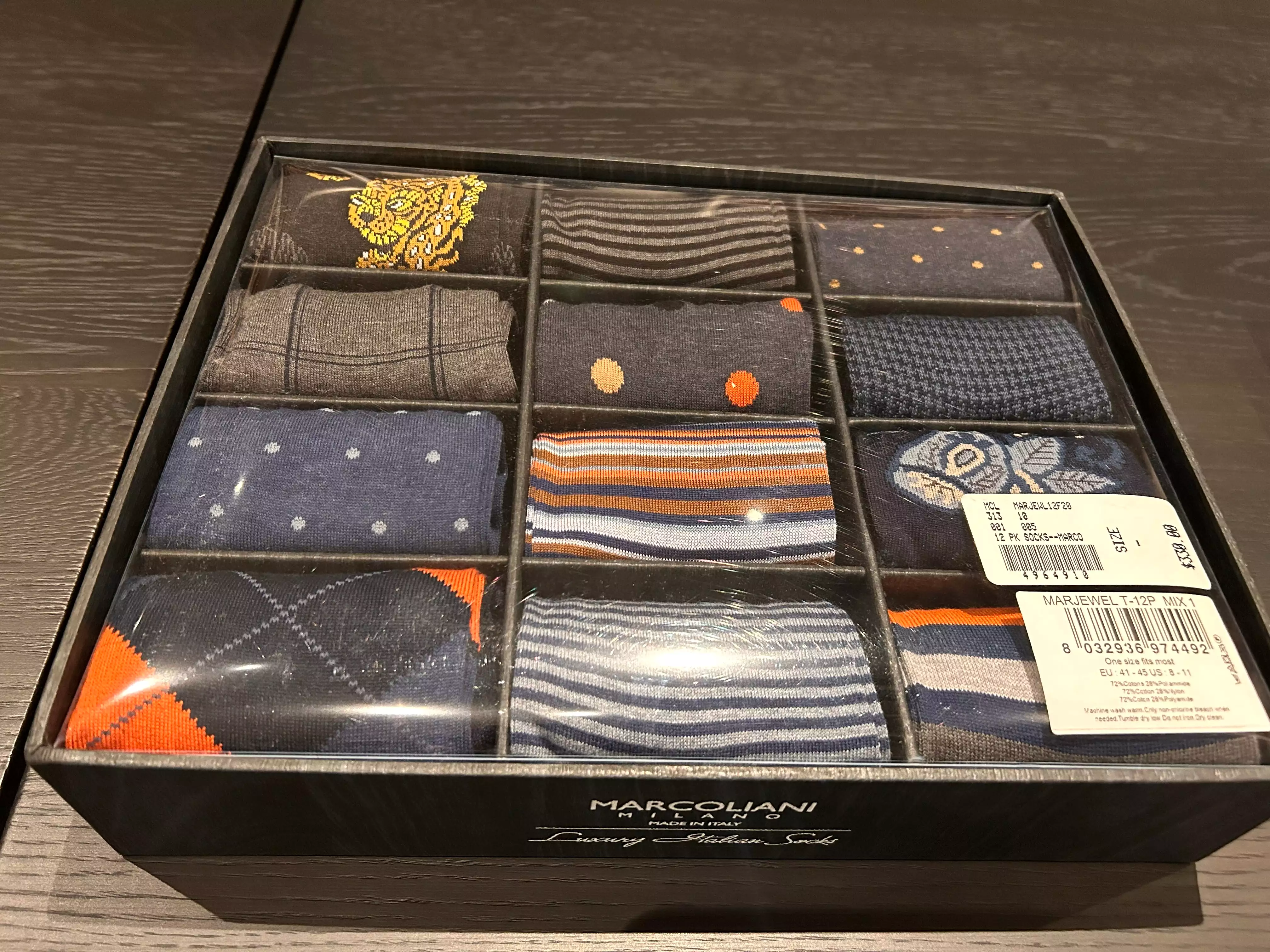 12 Pack Assorted Sock Set