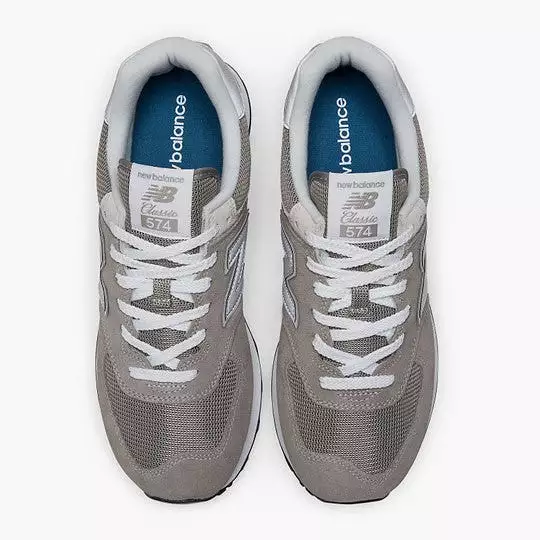 574 Core Men's Athletic Shoe - Grey with White