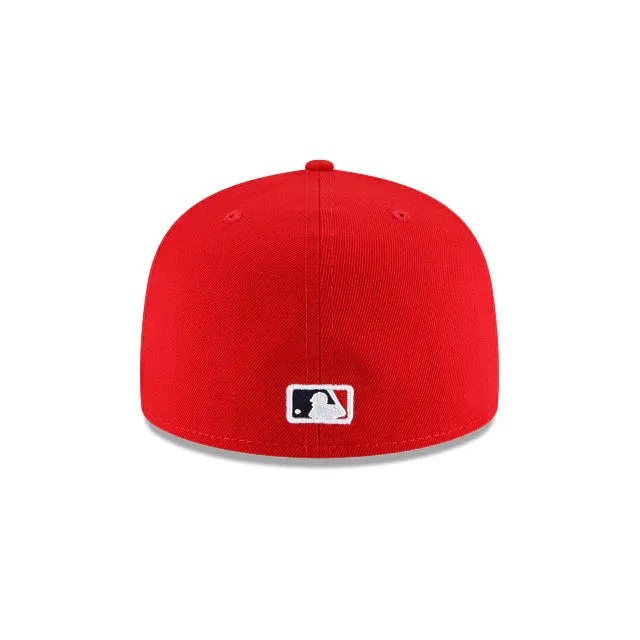 [60194093] Los Angeles Angels Alpha Industry Red 59FIFTY Mens Fitted Hat