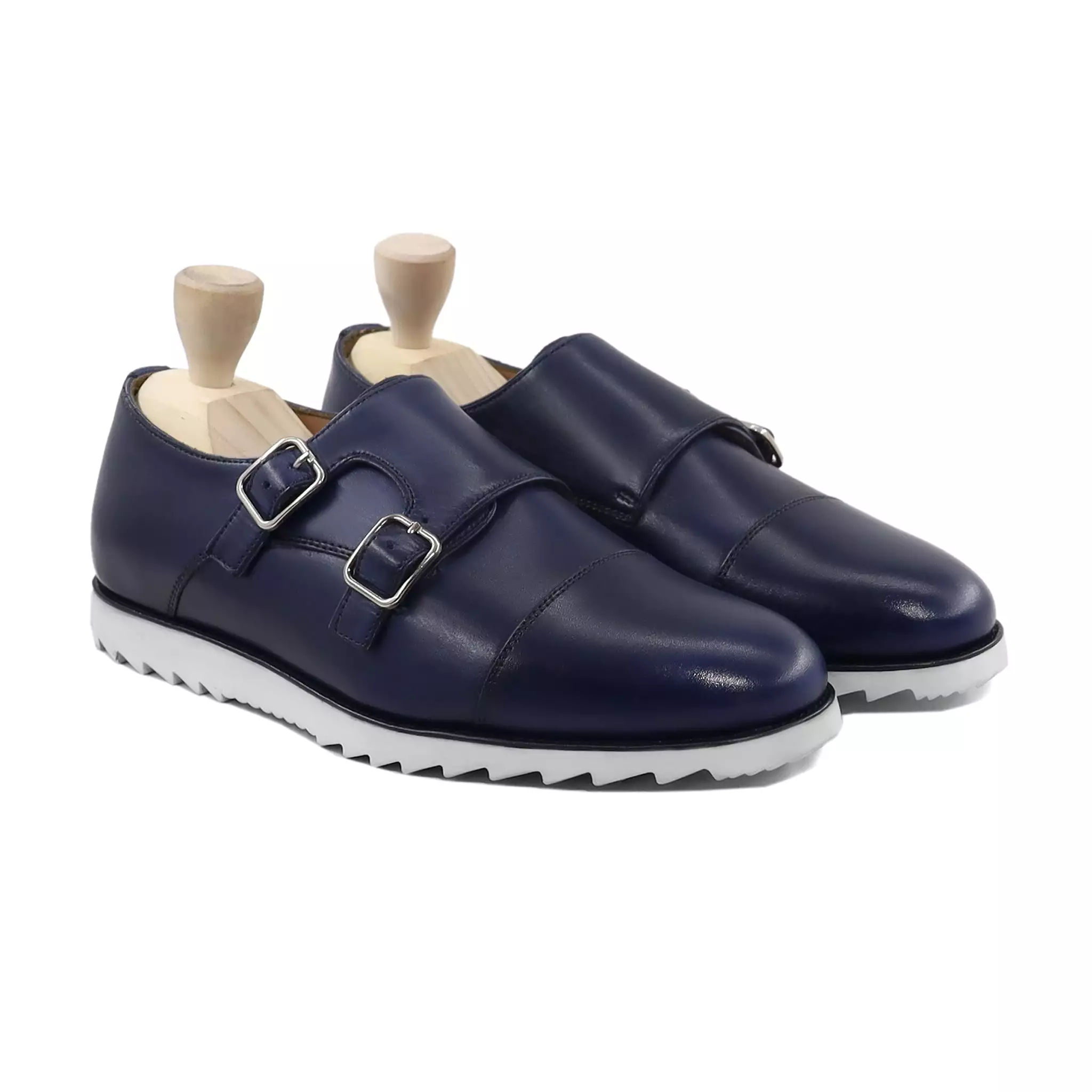 ADRIA - DARK BLUE DOUBLE MONKSTRAP