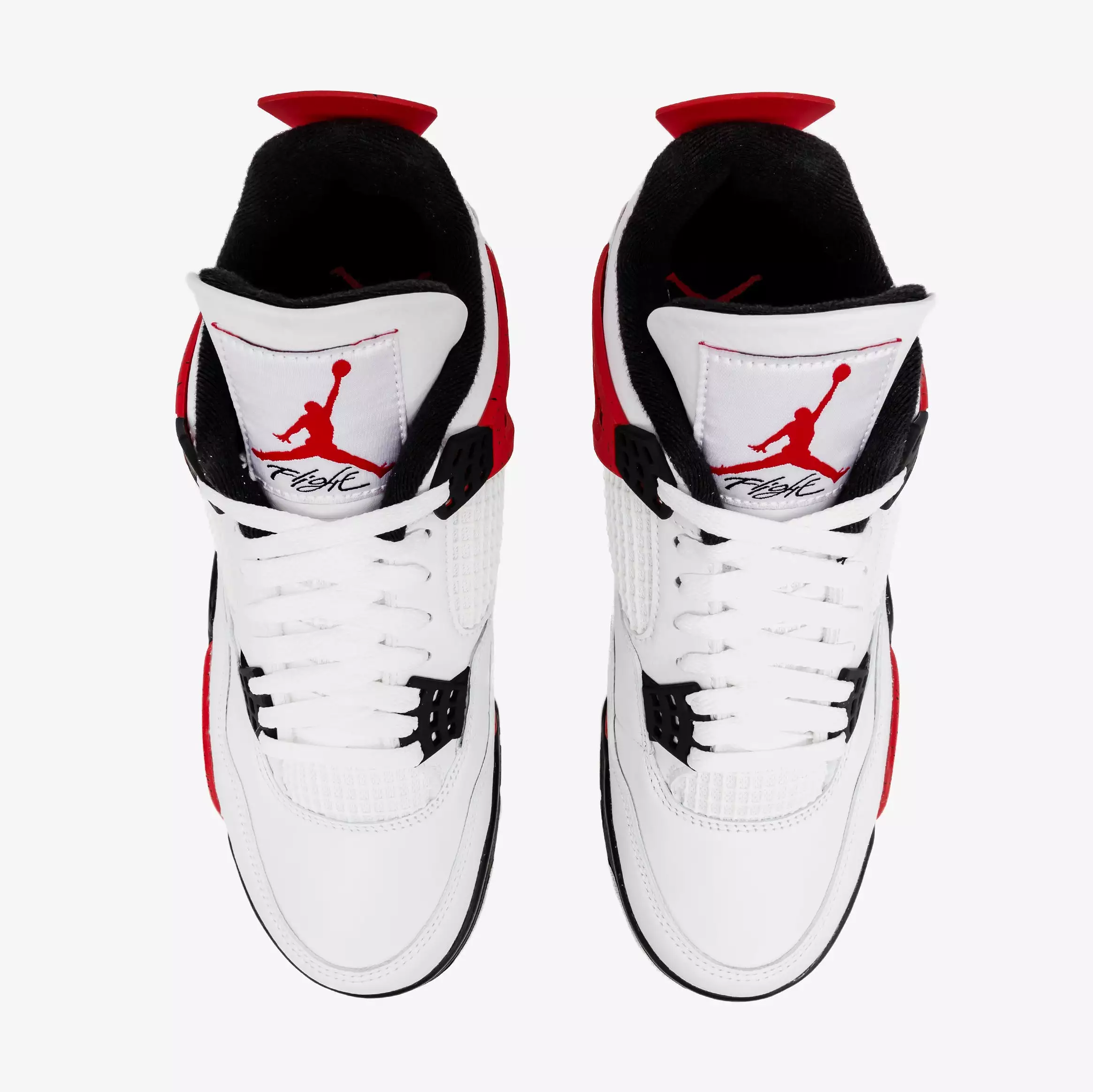 Air Jordan 4 Retro Red Cement Mens Lifestyle Shoes (White/Red) Limit One Per Customer