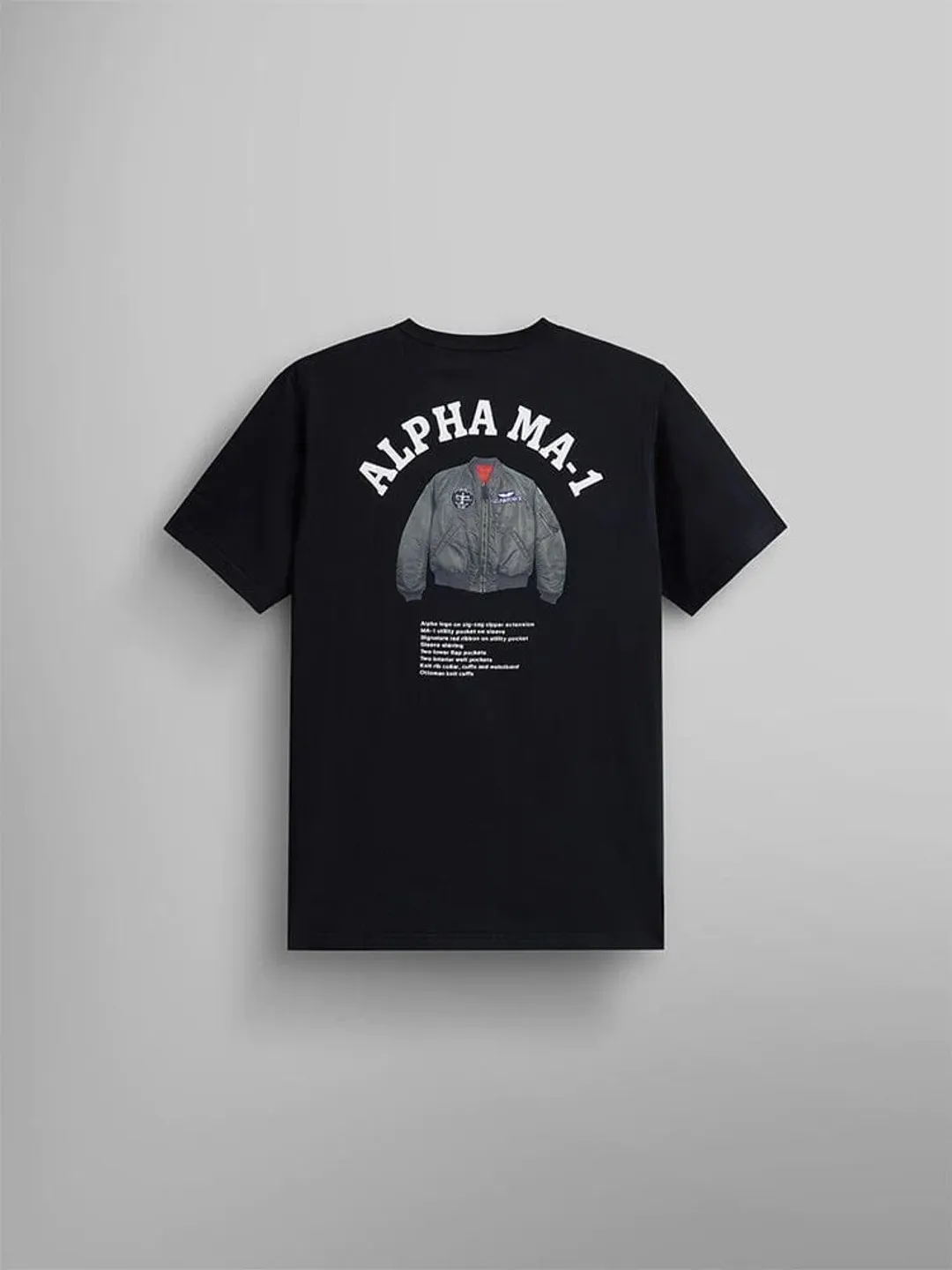 ALPHA INDUSTRIES  |Street Style U-Neck Short Sleeves T-Shirts