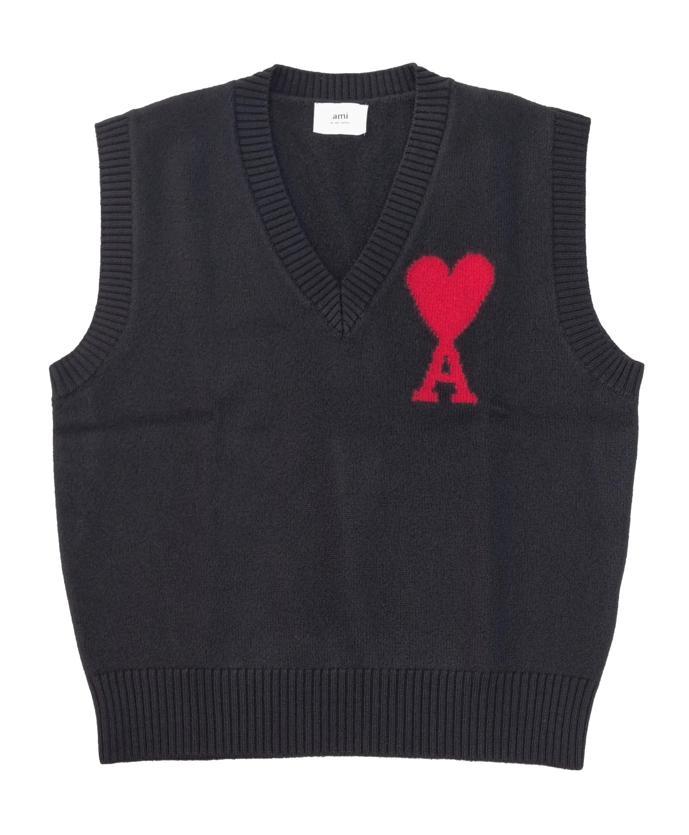 AMI PARIS  |Heart Unisex Wool Street Style Logo Designers Sweaters