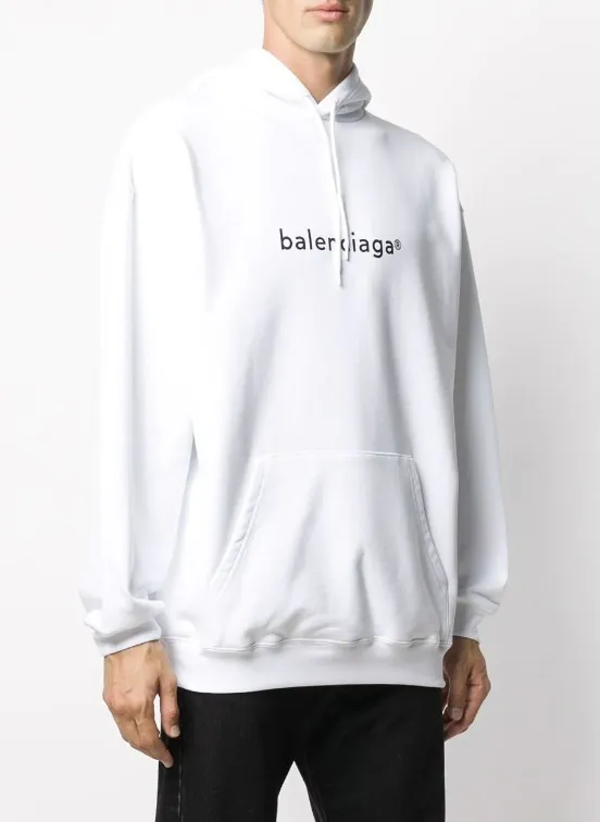 BALENCIAGA  |Street Style Long Sleeves Plain Cotton Logo Skater Style