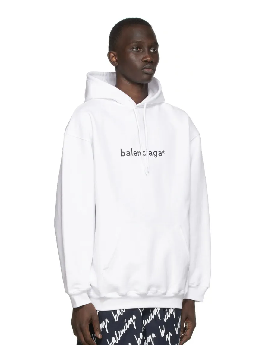 BALENCIAGA  |Street Style Long Sleeves Plain Cotton Logo Skater Style