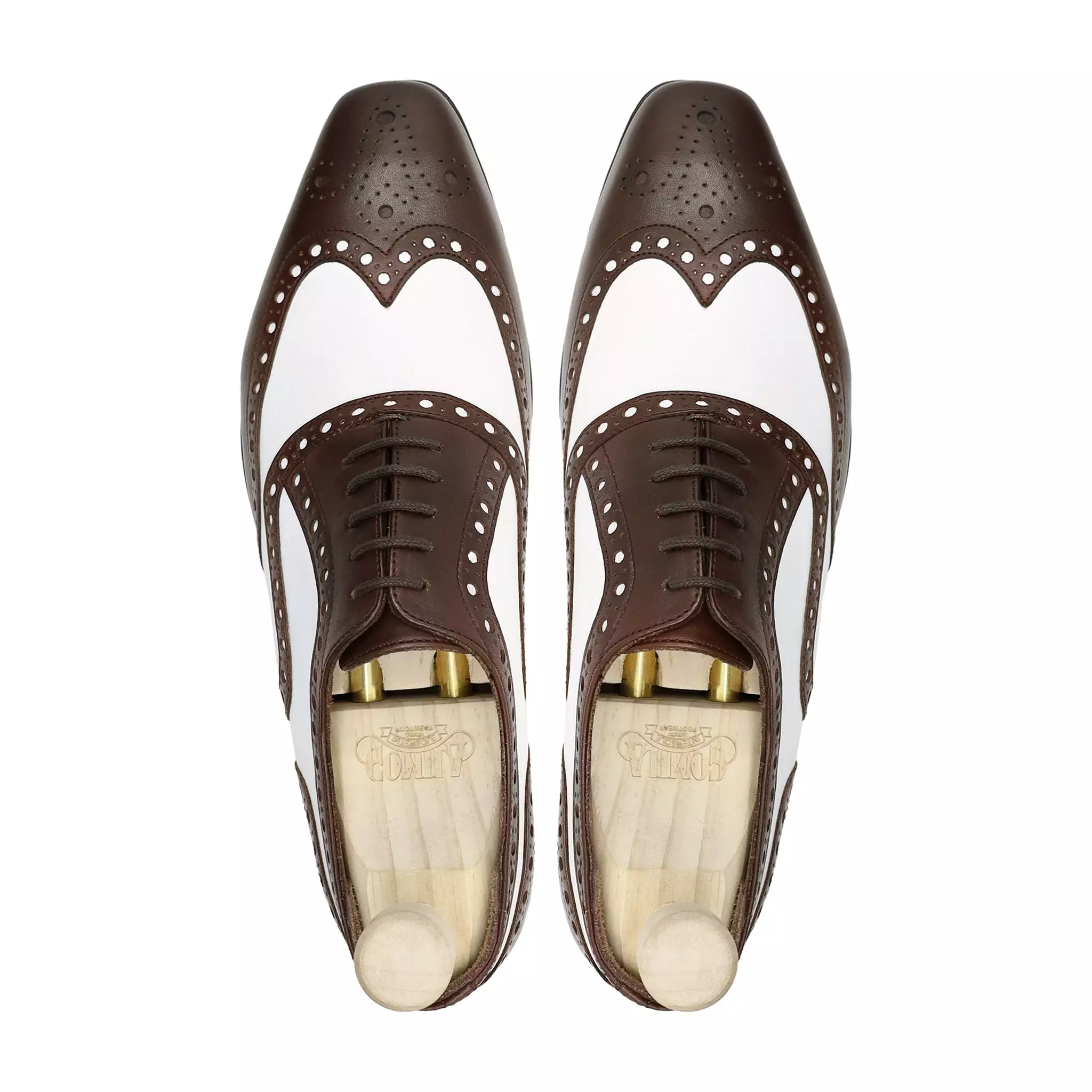 BANJUL - FUSION OF DARK BROWN AND WHITE OXFORD