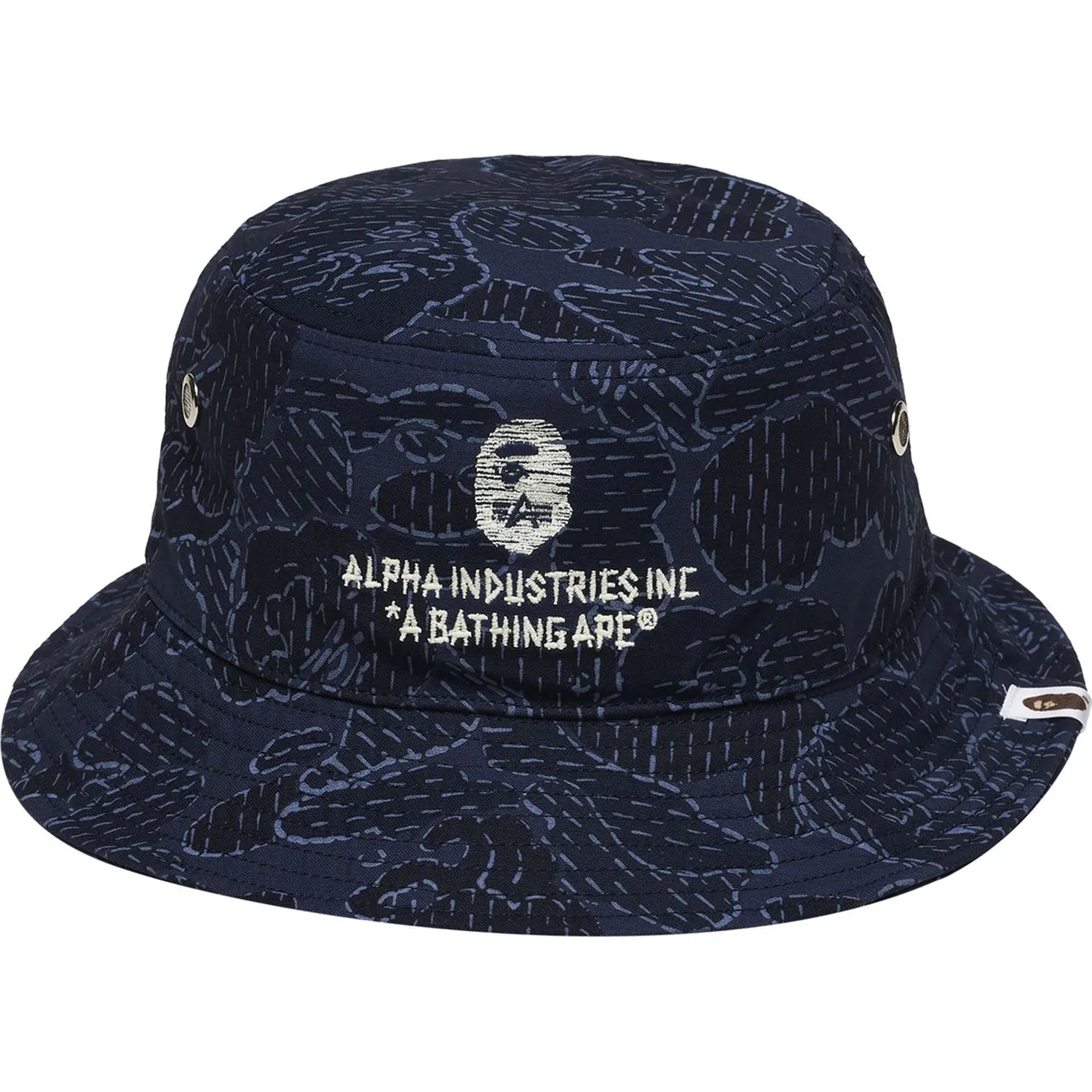 BAPE X ALPHA INDUSTRIES MILITARY HAT MENS