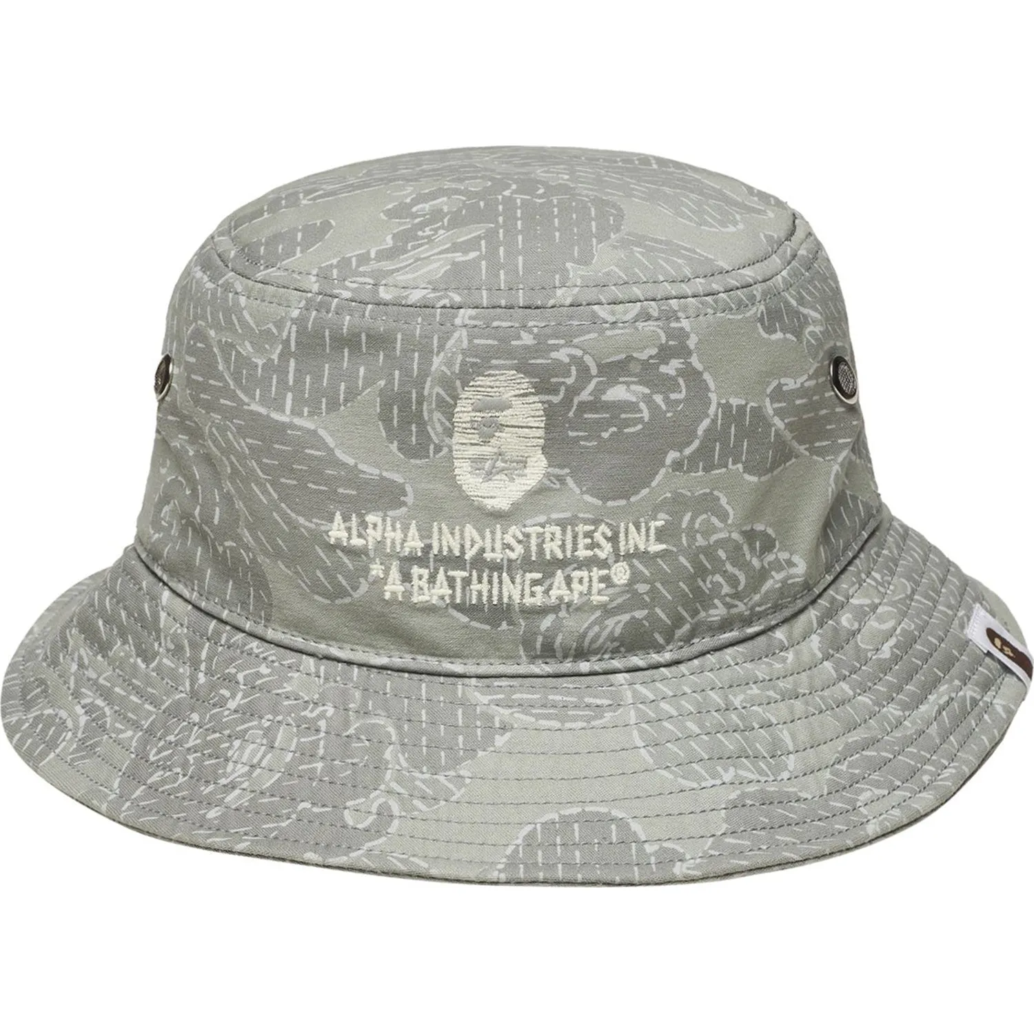 BAPE X ALPHA INDUSTRIES MILITARY HAT MENS