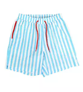 Bell/White Swim Trunks