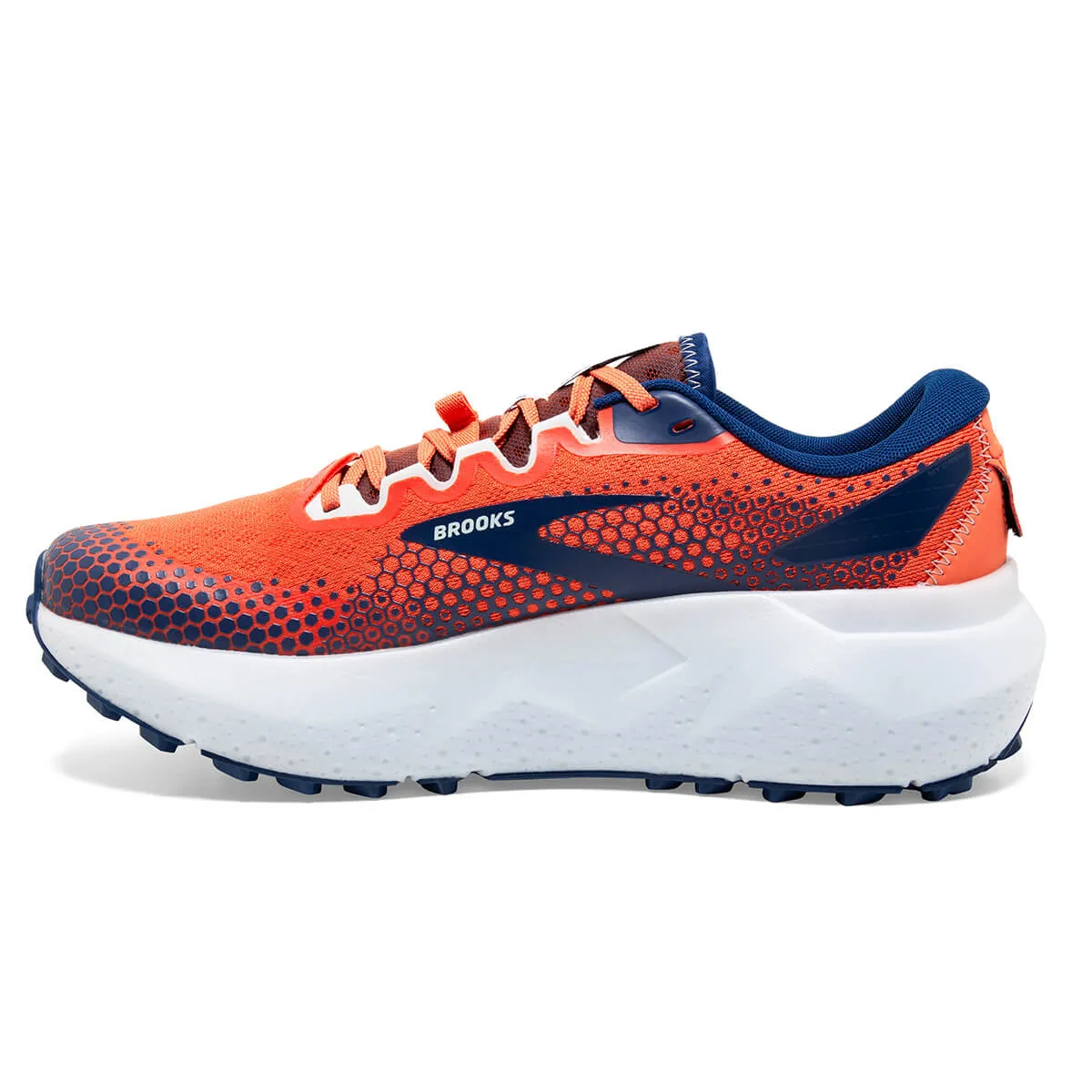 Brooks Caldera 6 Mens | Firecracker/navy/blue