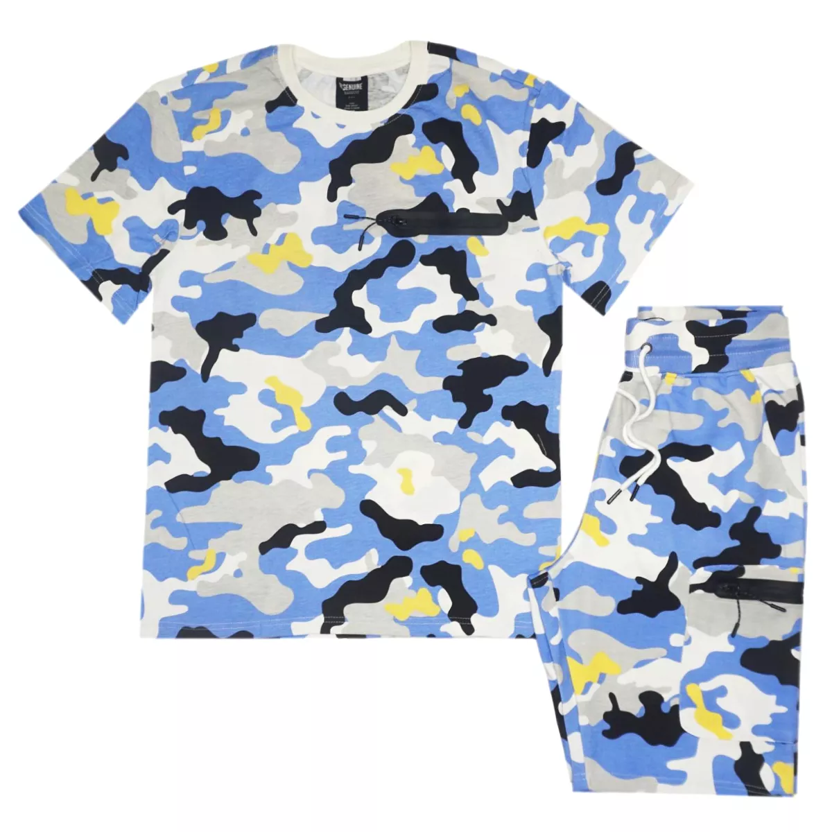 Camo Short Set (Blue) /C9