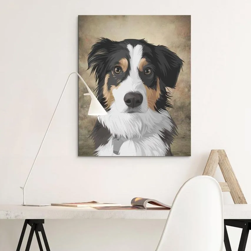 Custom Pet Portrait Canvas Wraps