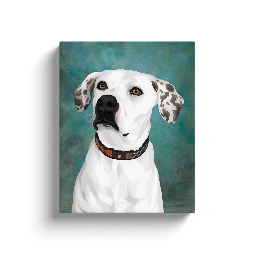 Custom Pet Portrait Canvas Wraps