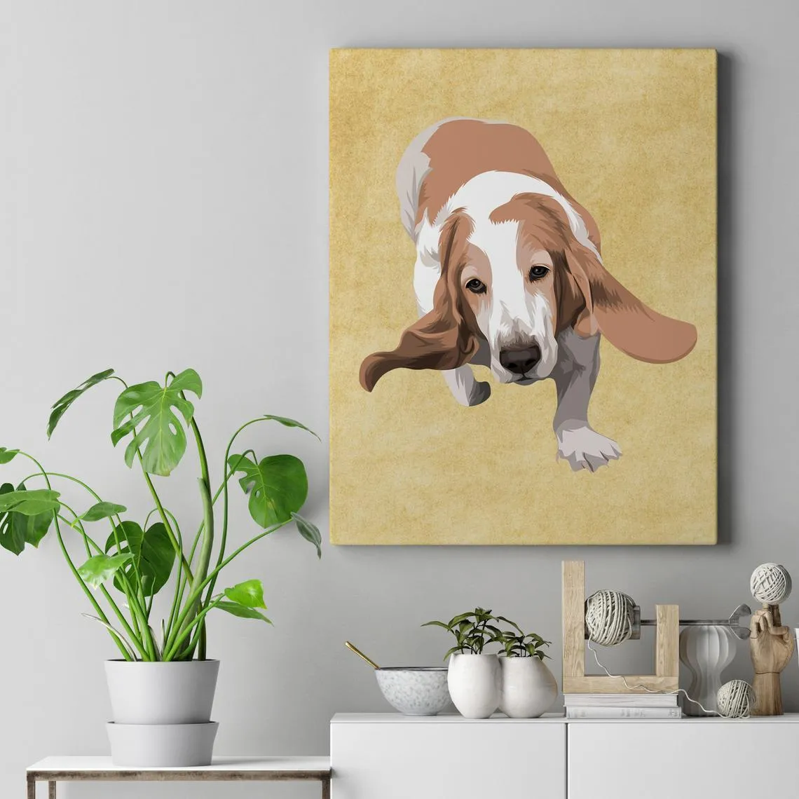 Custom Pet Portrait Canvas Wraps