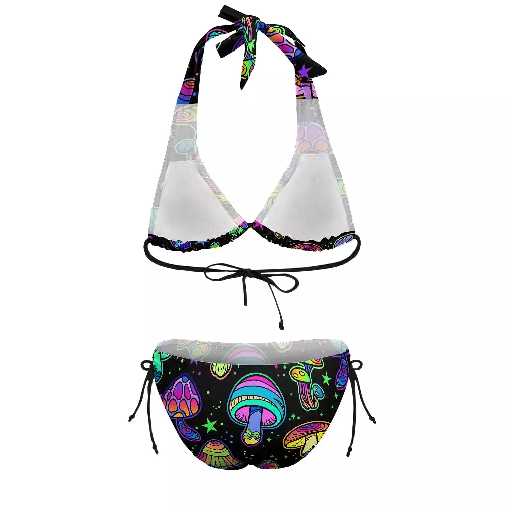 Dreamscape Fungi Rave Plus Size Bikini