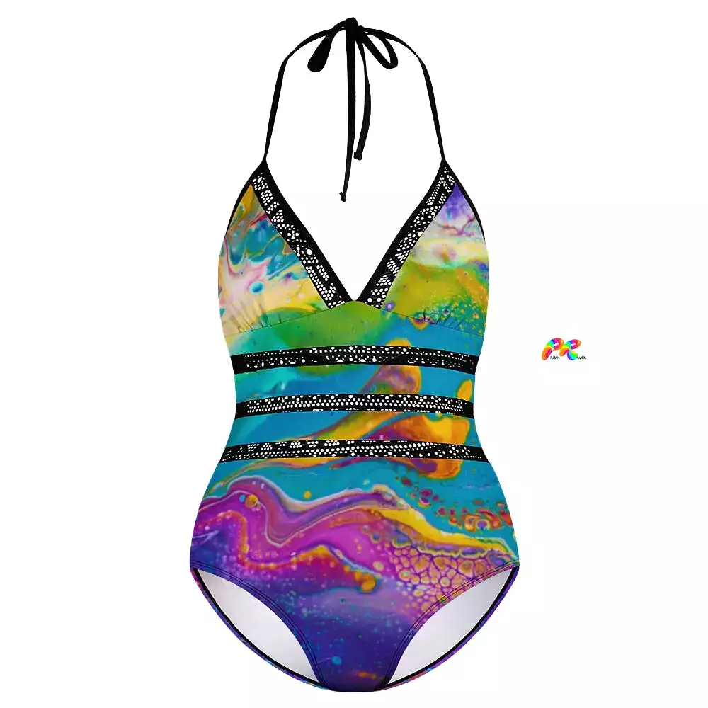 Fluid Palette Plus Size Festival Swimsuit