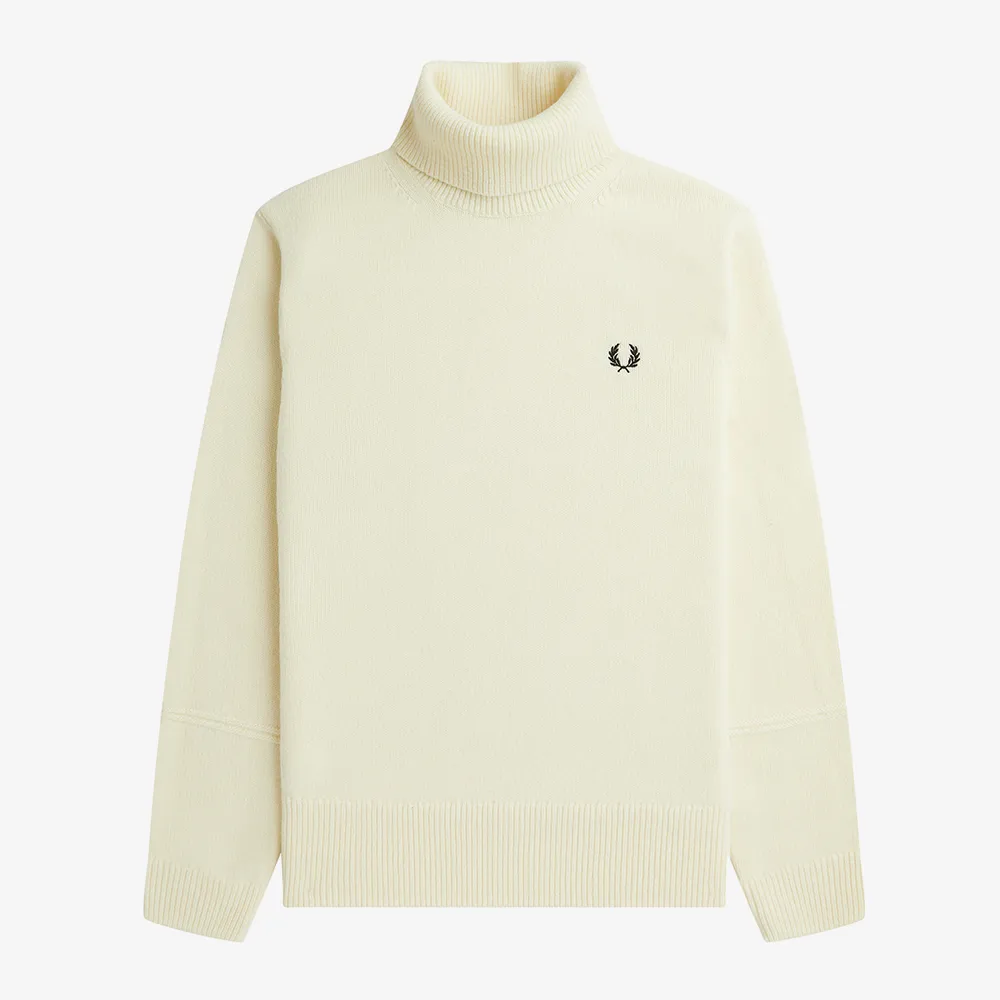 FRED PERRY  |Unisex Wool Nylon Street Style Long Sleeves Plain Cotton