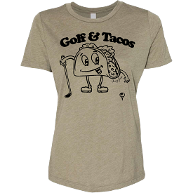 Golf & Tacos Women's T-Shirt Military Green