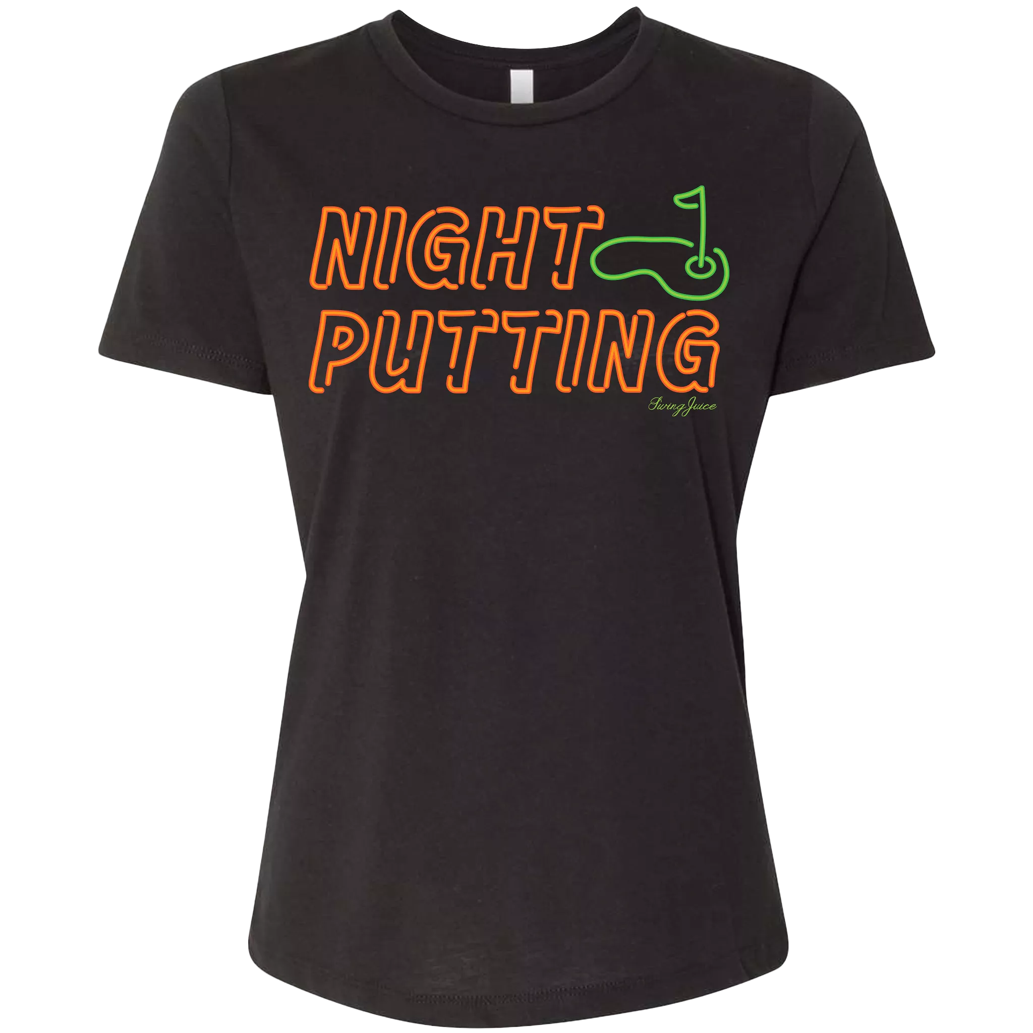 Golf Night Putting Women's T-Shirt