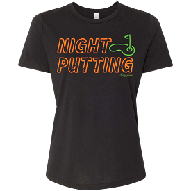 Golf Night Putting Women's T-Shirt