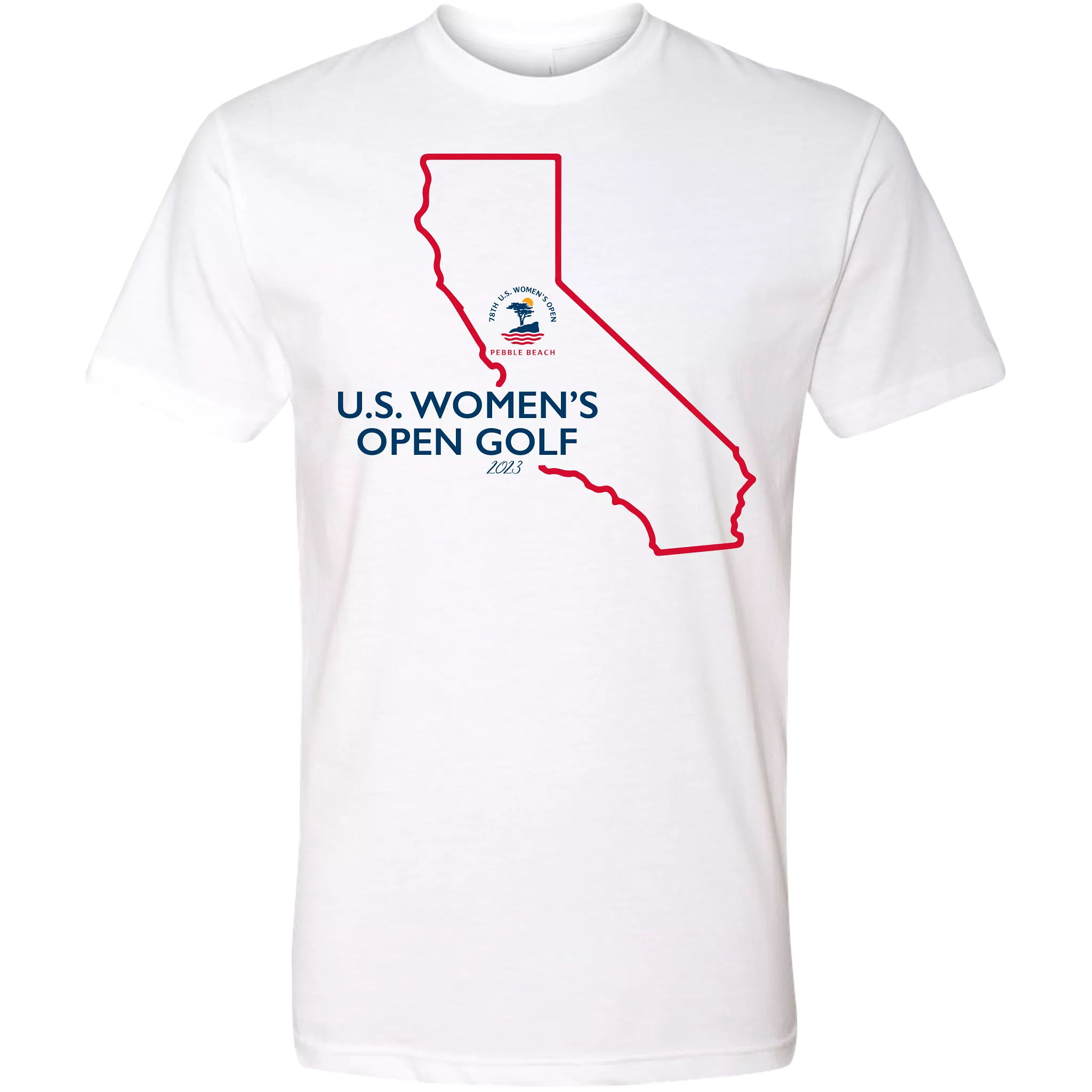 Golf U.S. Women's Open Golf State California Unisex T-Shirt