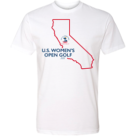 Golf U.S. Women's Open Golf State California Unisex T-Shirt