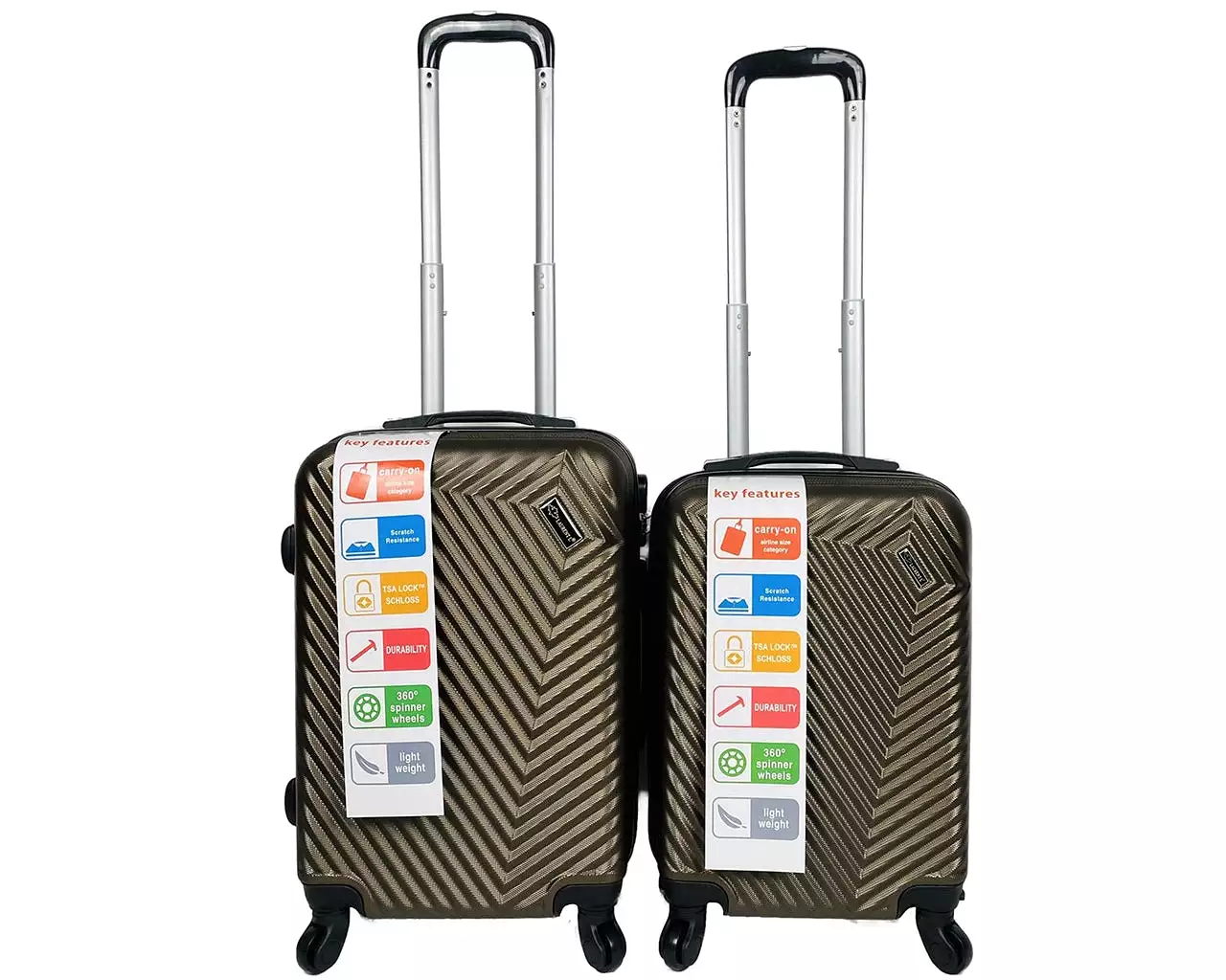 Hard Shell Lightweight Suitcase Set 18/20