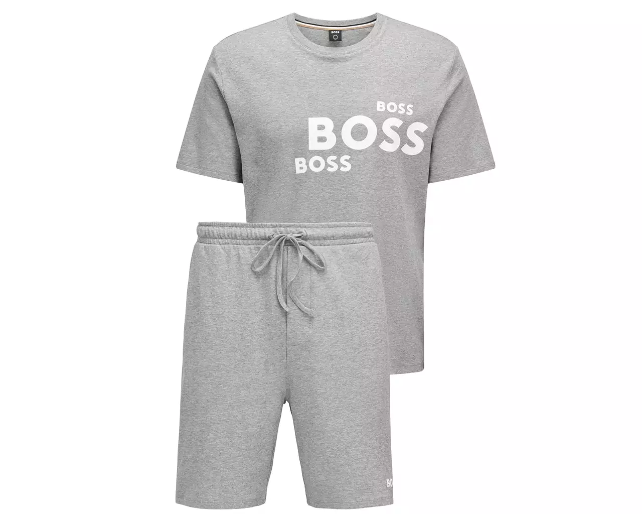 Hugo Boss 50472816 Relaxed Fit T-Shirt & Shorts Set Grey