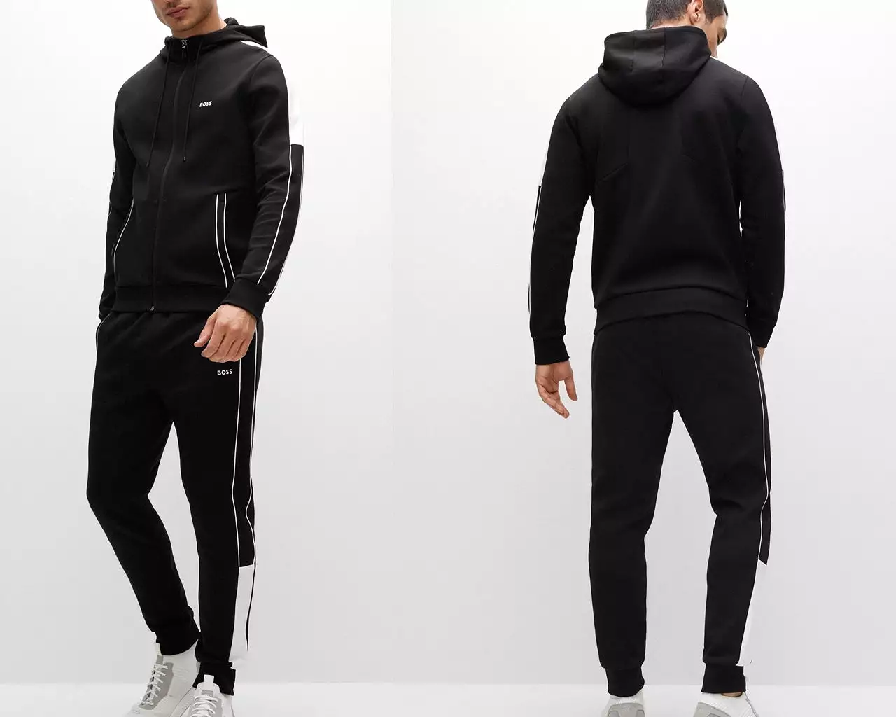 Hugo Boss 50477193 001 Hooded Tracksuit set Black