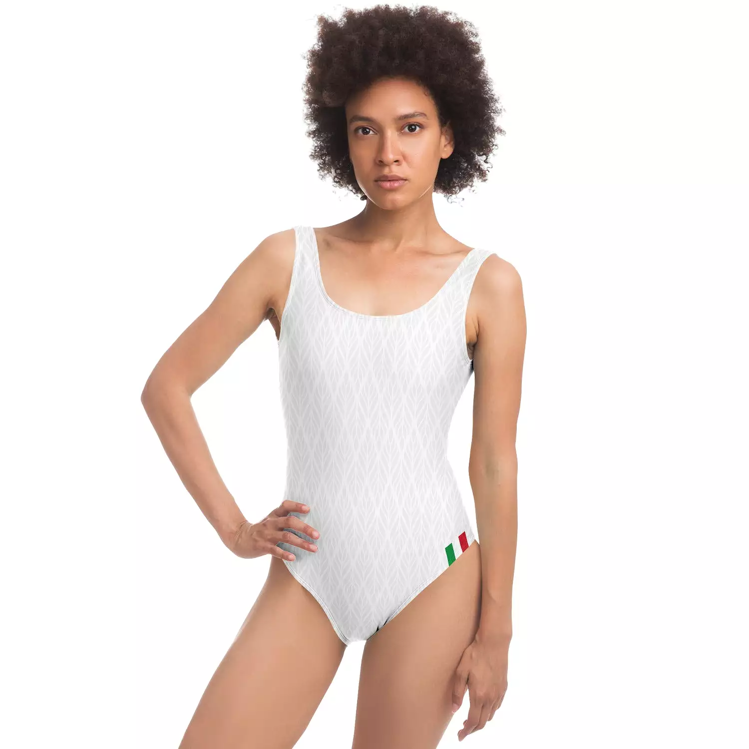 Italia One-Piece Swimsuit white