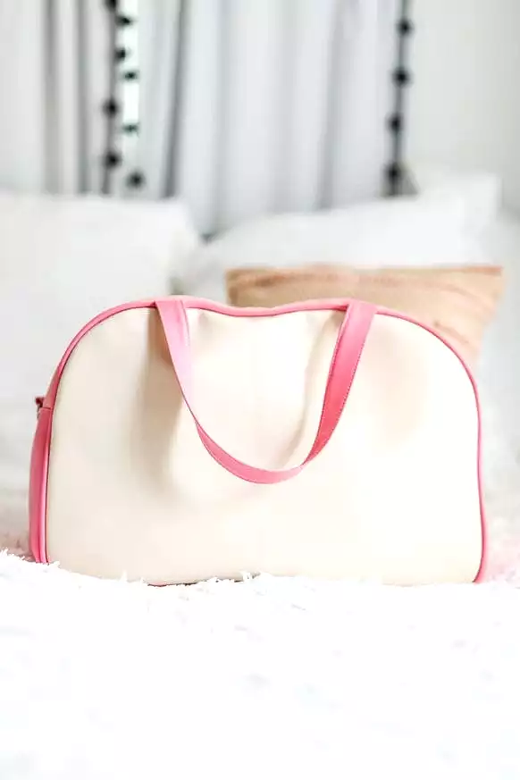 Jadelynn Brooke Pink Wifey Duffle