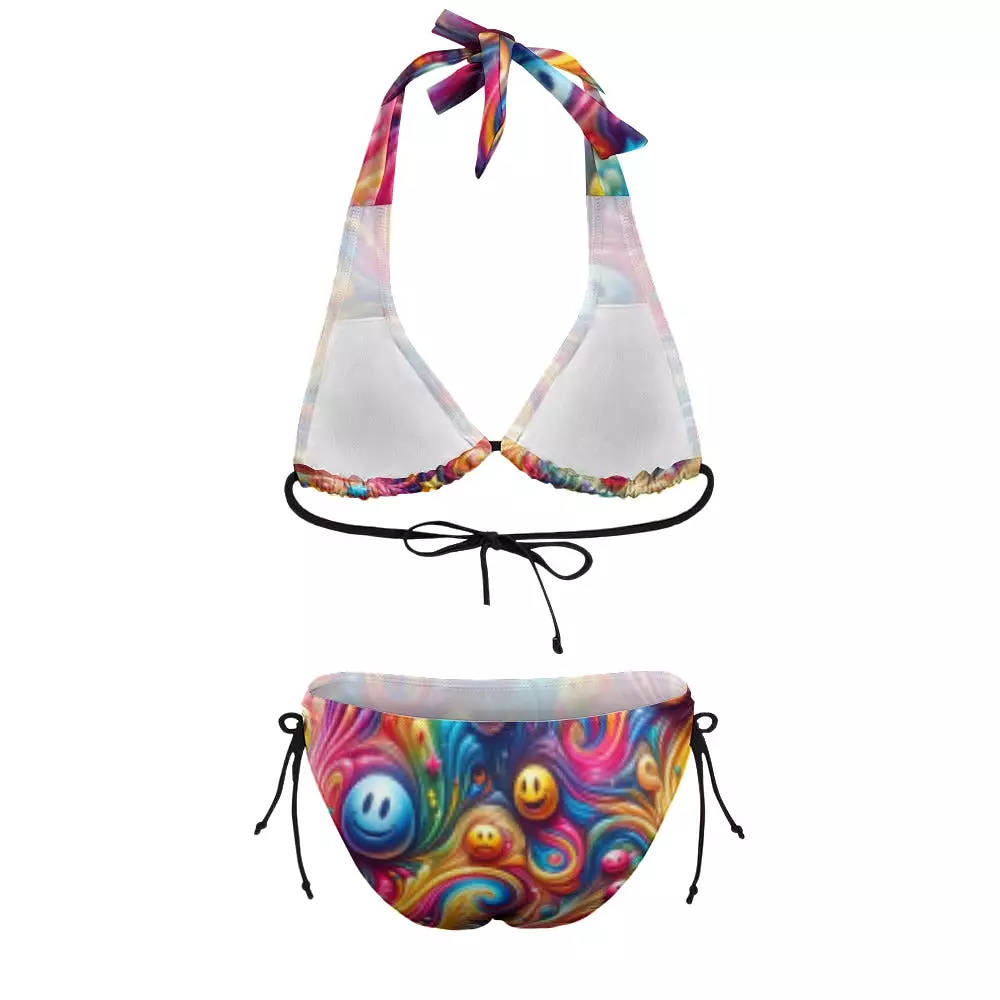 Joyful Whirls Rave Plus Size Bikini