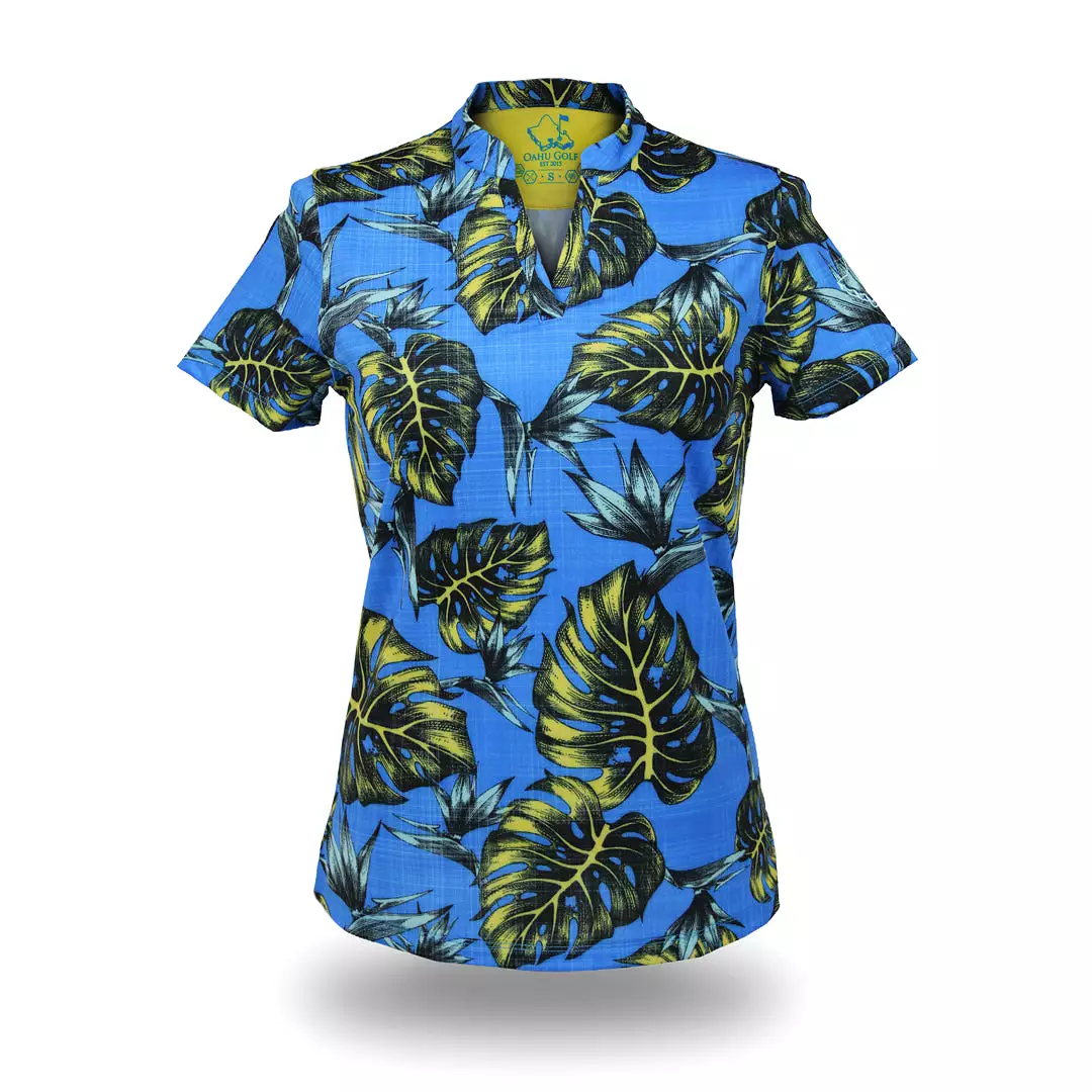 Jungle Blue Butter - OGA Women's Polo - Blues and Butter