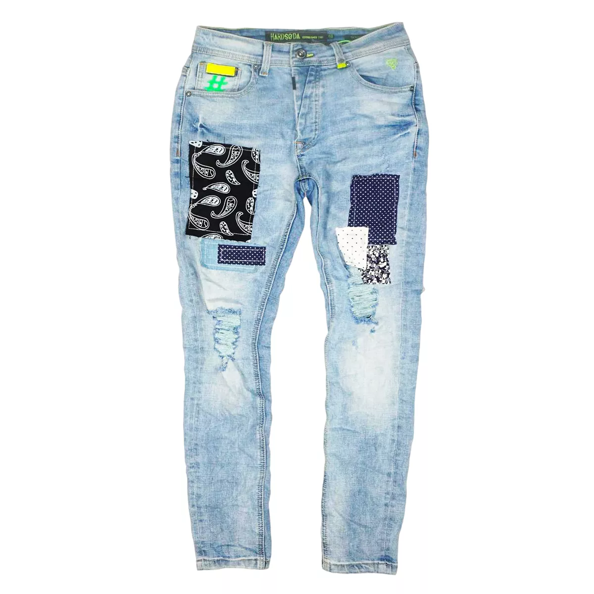 Levels Patch Denim ( Lt.Blue) / C8