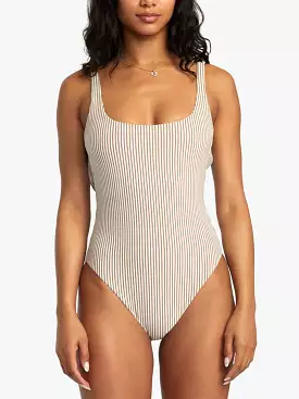 Linear Staple Med French One Piece Swimsuit