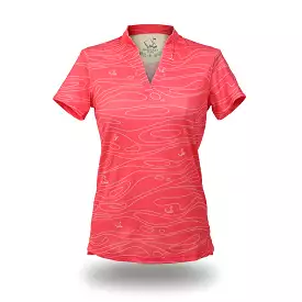 Liquid Guava - OGA Ladies Polo - Guava Pink