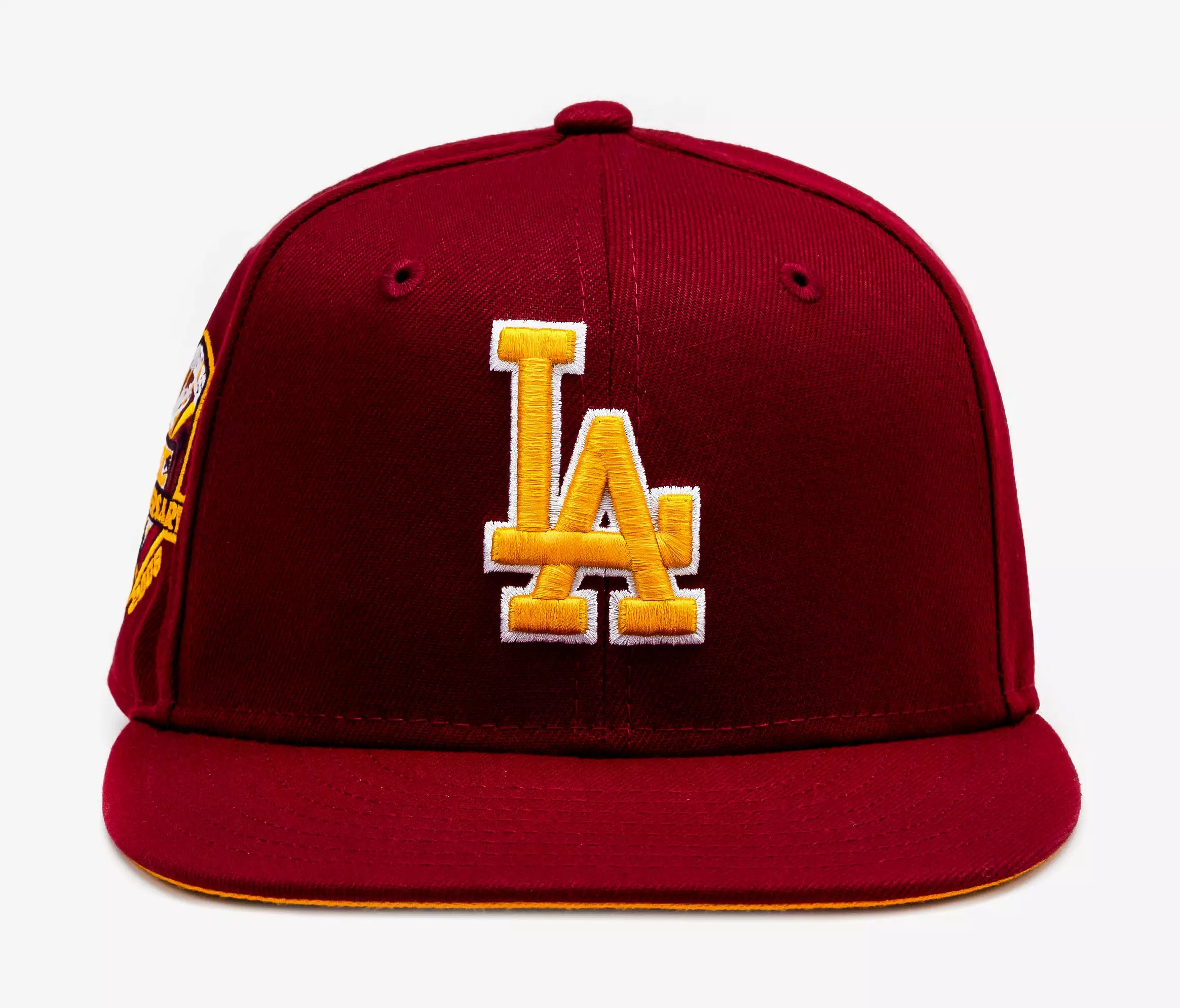 Los Angeles Dodgers x USC Trojans 50th Anniversary 59Fifty Fitted Mens Hat (Red/Gold)