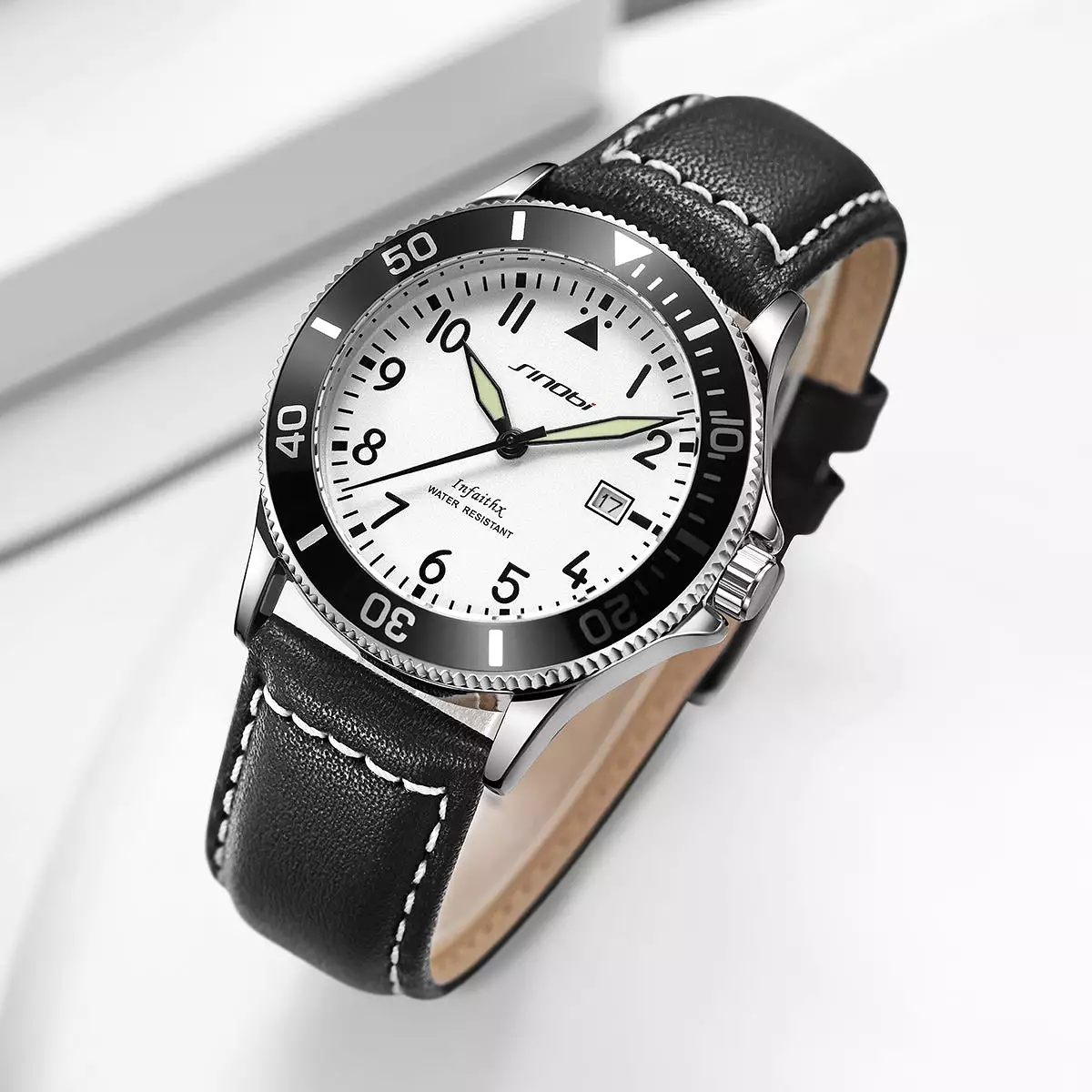 Men Genuine Leather Watch