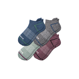 Men's Border Stripe Ankle Sock 4-Pack