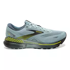 Men's Brooks Adrenaline GTS 23, Cloud Blue/Goblin Blue/Lime, 7 D Medium