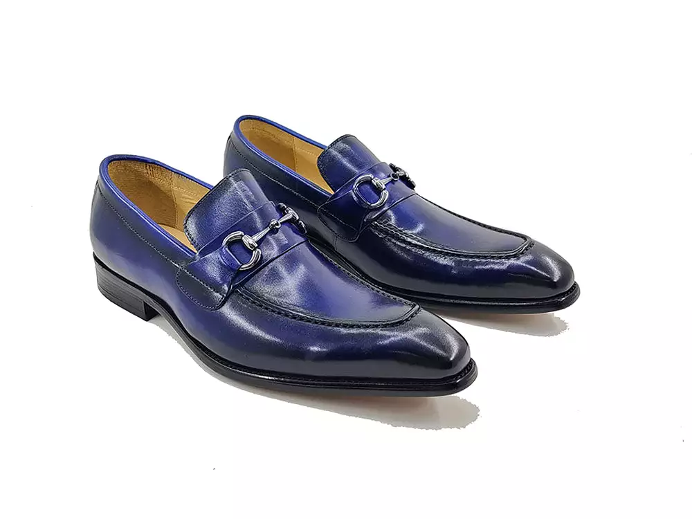 Men's Burnished Signature Buckle Loafer