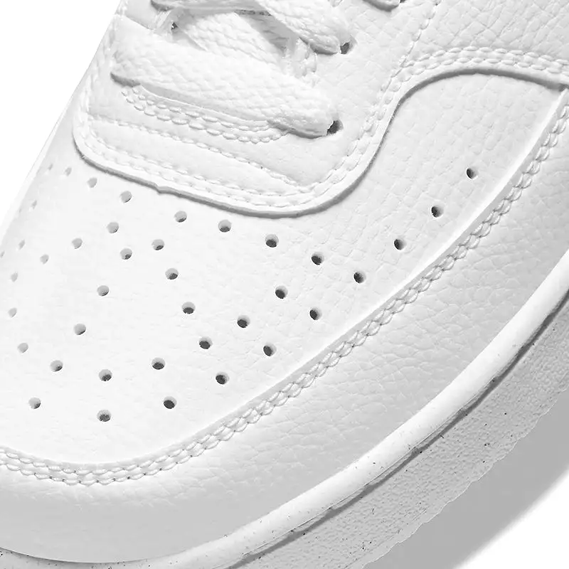 Men's Court Vision Low Next Nature White/White/White