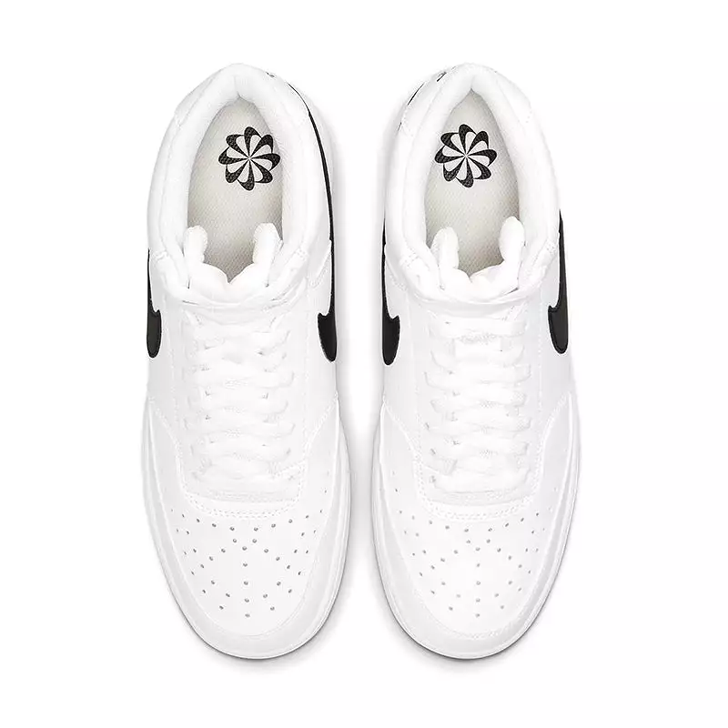 Men's Court Vision Mid Next Nature White/White/Black