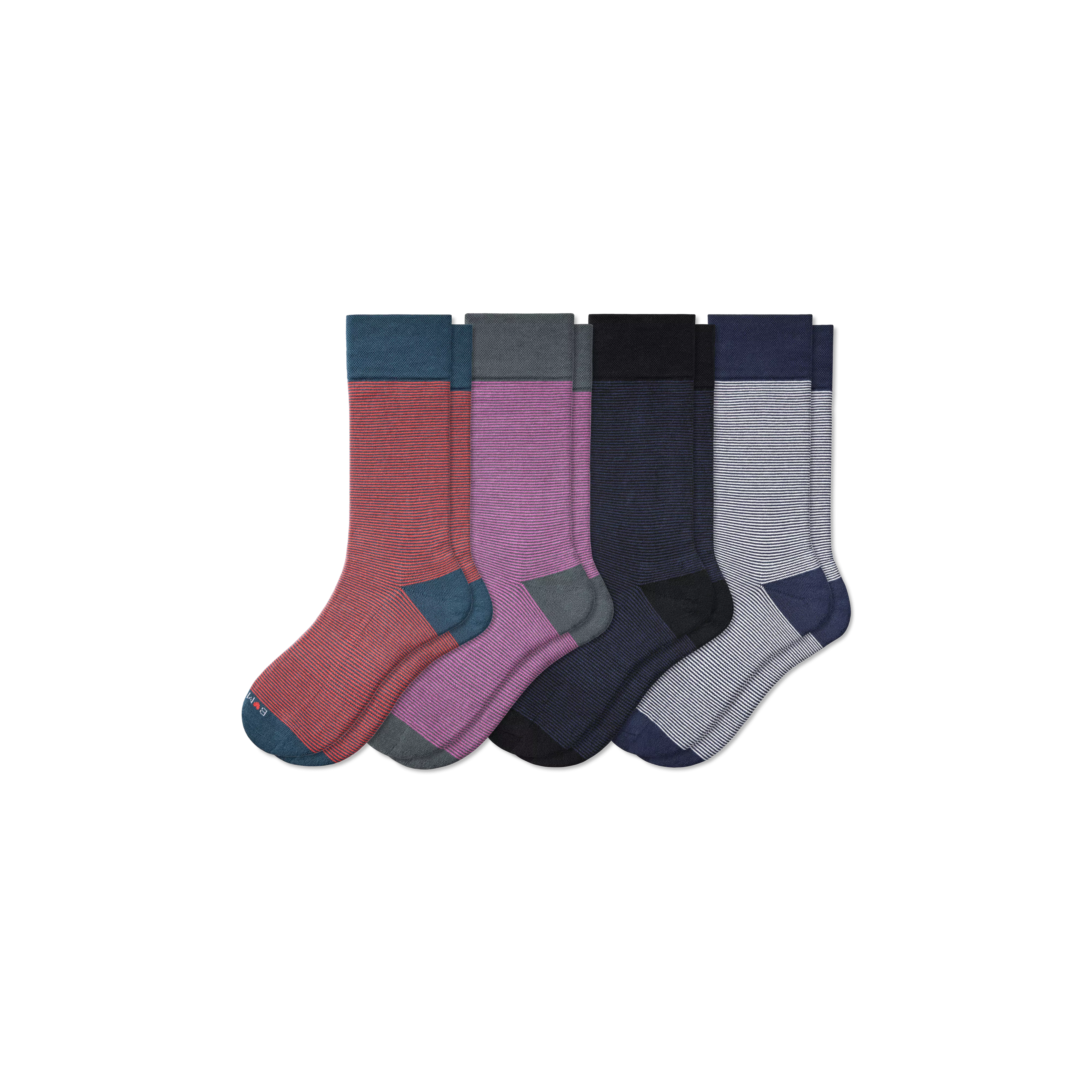 Men's Dress Calf Sock 4-Pack