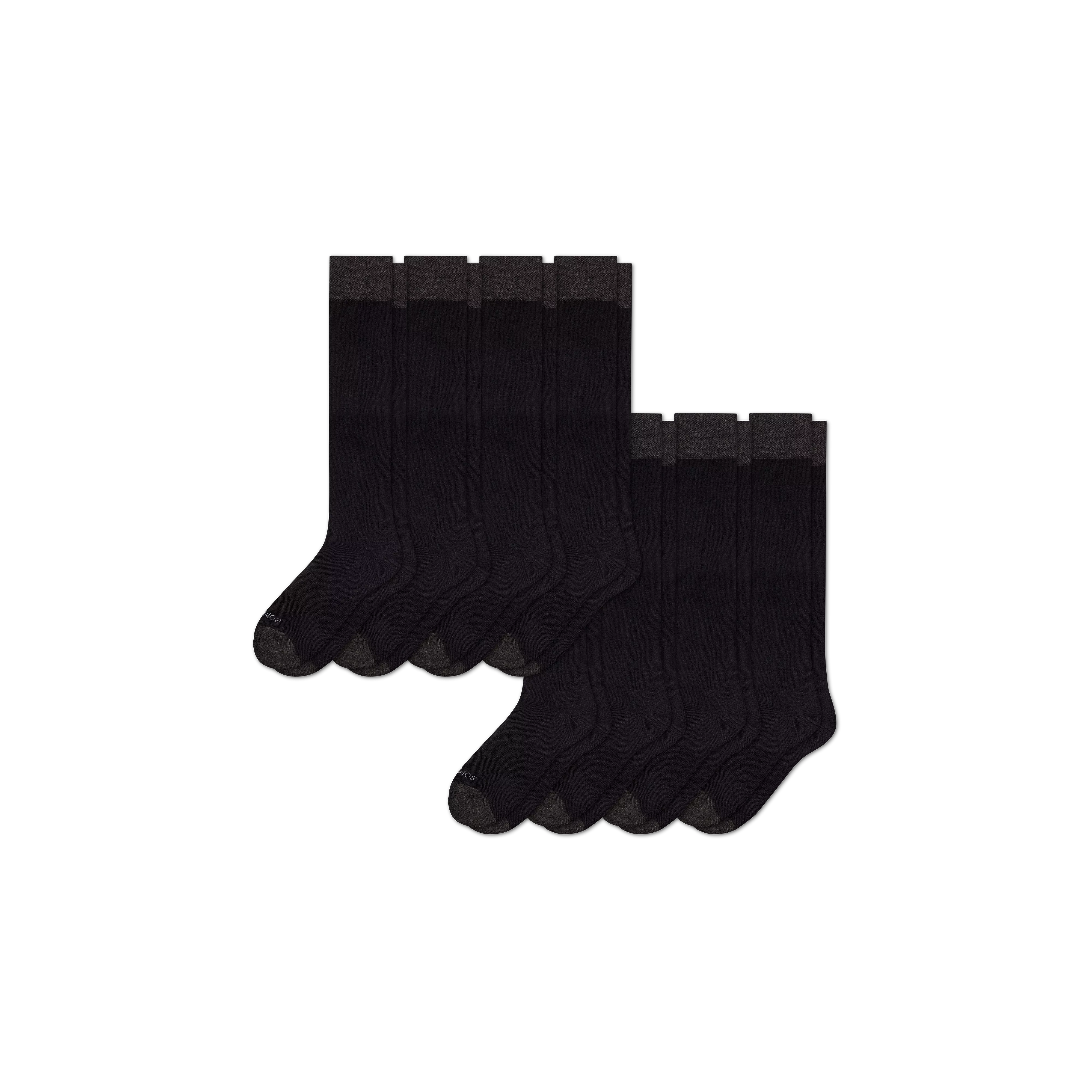 Men's Dress Over the Calf Sock 8-Pack