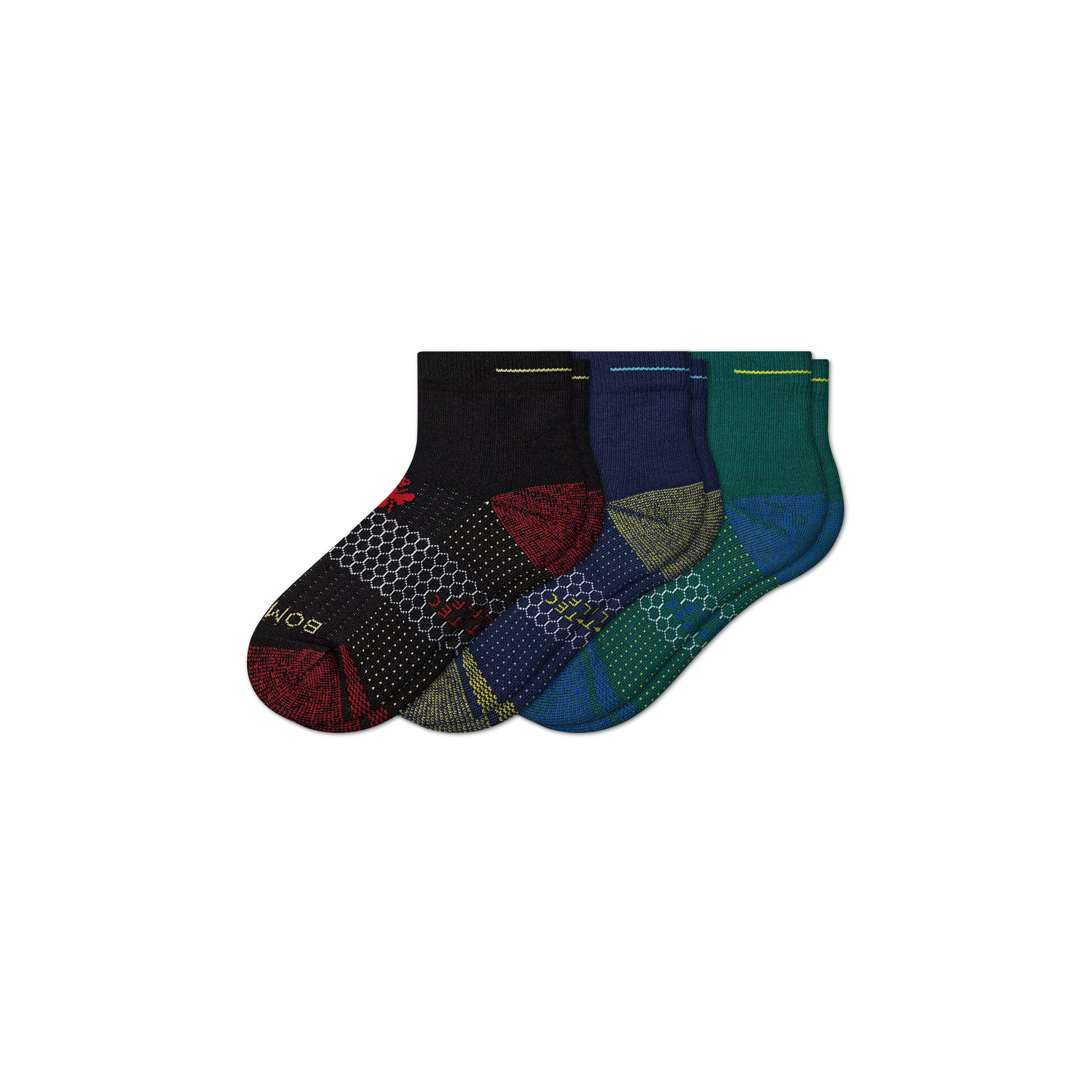 Men's Golf Quarter Sock 3-Pack