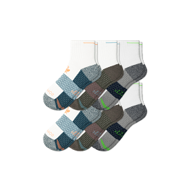 Men's Golf Quarter Sock 6-Pack