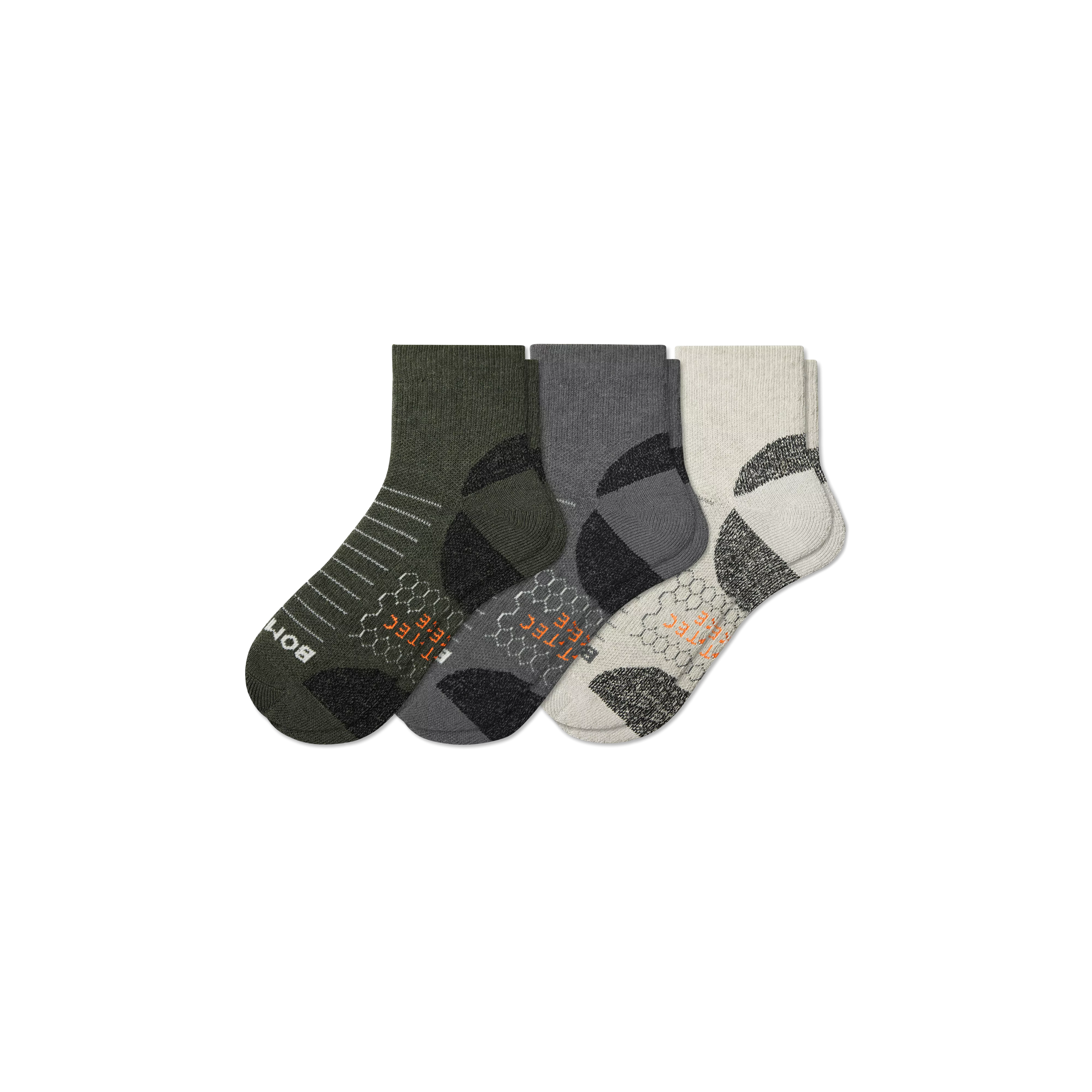 Men's Hiking Quarter Sock 3-Pack