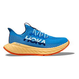 Men's Hoka One One Carbon X 3, Coastal Sky/Bellwether Blue, 12.5 D Medium