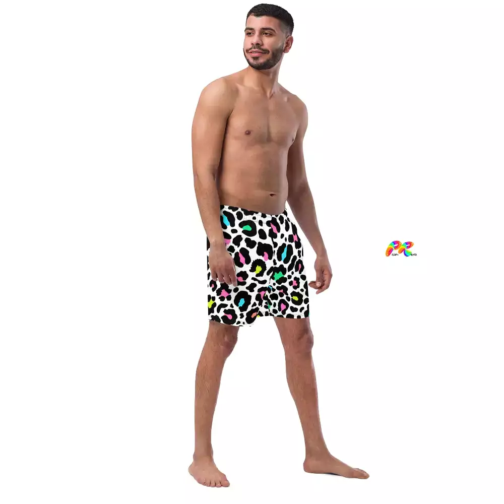 Men's Leopard Print Swim Trunks